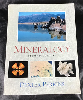 Mineralogy by Dexter Perkins Second Edition 2002 Softcover EUC