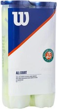 Wilson Roland Garros Official Tennis Balls - Two Tubes 8 Balls (Twin Pack)