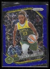 Jordan Horston 2025 Panini Prizm WNBA #37 Blue Velocity Prizms Seattle Storm