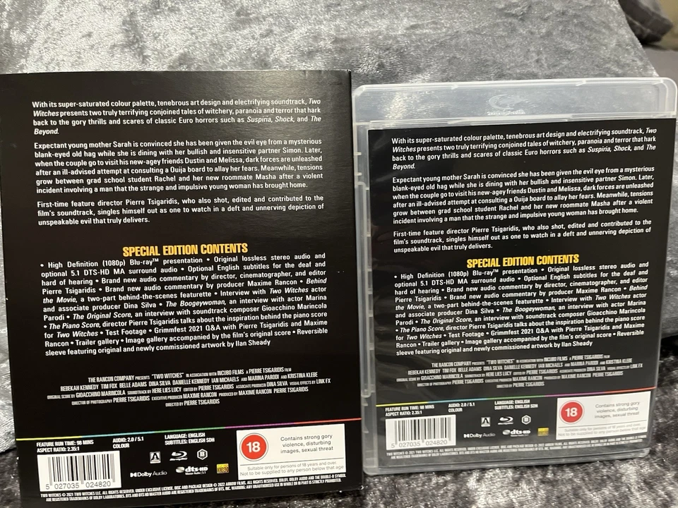 Two Witches (2021) - Arrow Video Blu-ray Booklet And Poster Perfect Disk - Image 3 of 4