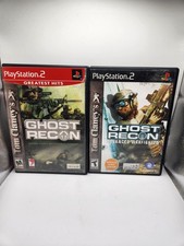  Ghost Recon & Ghost Recon Advanced Warfighter: Sony PlayStation 2 Nice Shape 