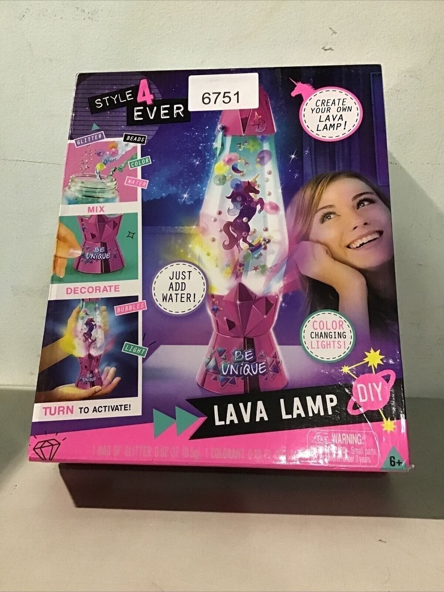 Style 4 Ever Mini Lava Lamp DIY - gör din egen lavalampa 234 rainbow rosa Style 4 Ever Mini Lava Lamp DIY - gör din egen lavalampa 234 rainbow rosa