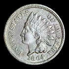 Stunning uncirculated 1864 Indian Head Cent MS+