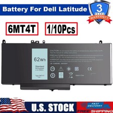 Lot 10 6MT4T Battery For Dell Latitude E5470 E5570 Precision 15 3510 M3510 79VRK