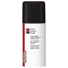Marabu Fixativ Fixatif 150ml Fixierspray Gem&auml;lde Schutz wischfest Schutzfilm