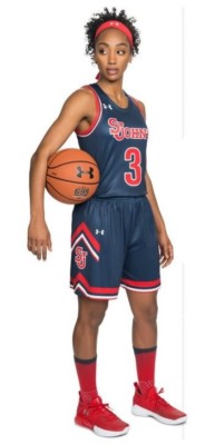 Under Women's Armour St John's Red Storm Showtime Basketball Shorts Size L