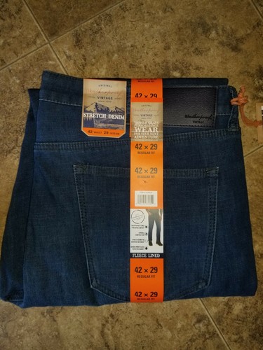 Mens Weatherproof Vintage Stretch Denim 