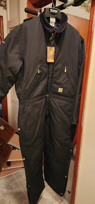【美品】カーハート ユーコン カバーオール X06　ブラック Carhartt X06BLK Extremes Arctic Quilt Lined Coverall