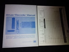 IEE Driver Decoder Manual 1969 Industrial Electronic Engineers 7000 Series BCD