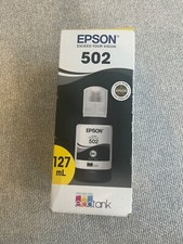 Epson 502 ecotank 127ml Ink Black Exp 6/26 Unopened