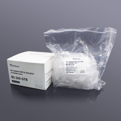 1000 pcs/bag 1-200μl bagged gel loading tips BS-200-GTB spotting tips