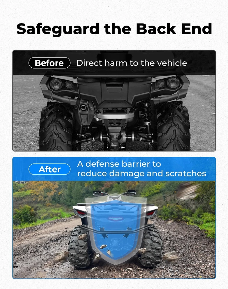 Защита заднего бампера KEMIMOTO для Can-Am Outlander 500 700 Max Pro HD5/7 2023-2024 - Изображение 3 из 4