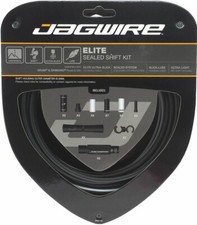 Jagwire Road Elite Sealed Shift Cable Kit For Sram/Shimano, Black