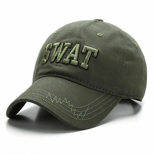Cotton Baseball Cap For Men Casual U.S.Army Hat Ranger Swat Flag One Color - Picture 2 of 39