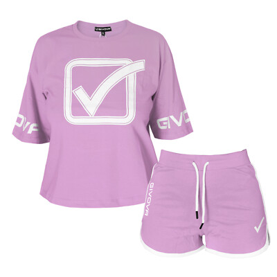 HOT Tuta Completo Sportivo Donna Corto Completo Sportivo