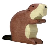 Holztiger Holzfigur Holztier Biber Art.Nr. 80130