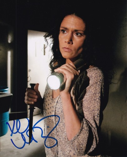 MELISSA PONZIO signed Autogramm 20x25cm THE WALKING DEAD in Person autograph COA