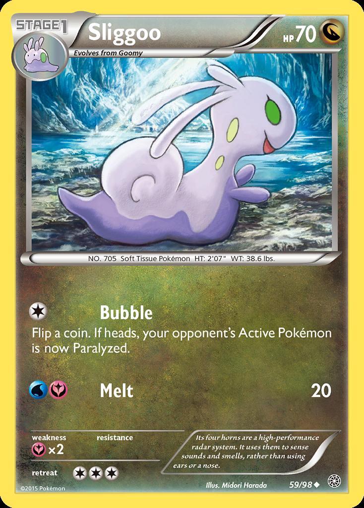 Pokemon Sliggoo (59/109) Ancient Origins MP