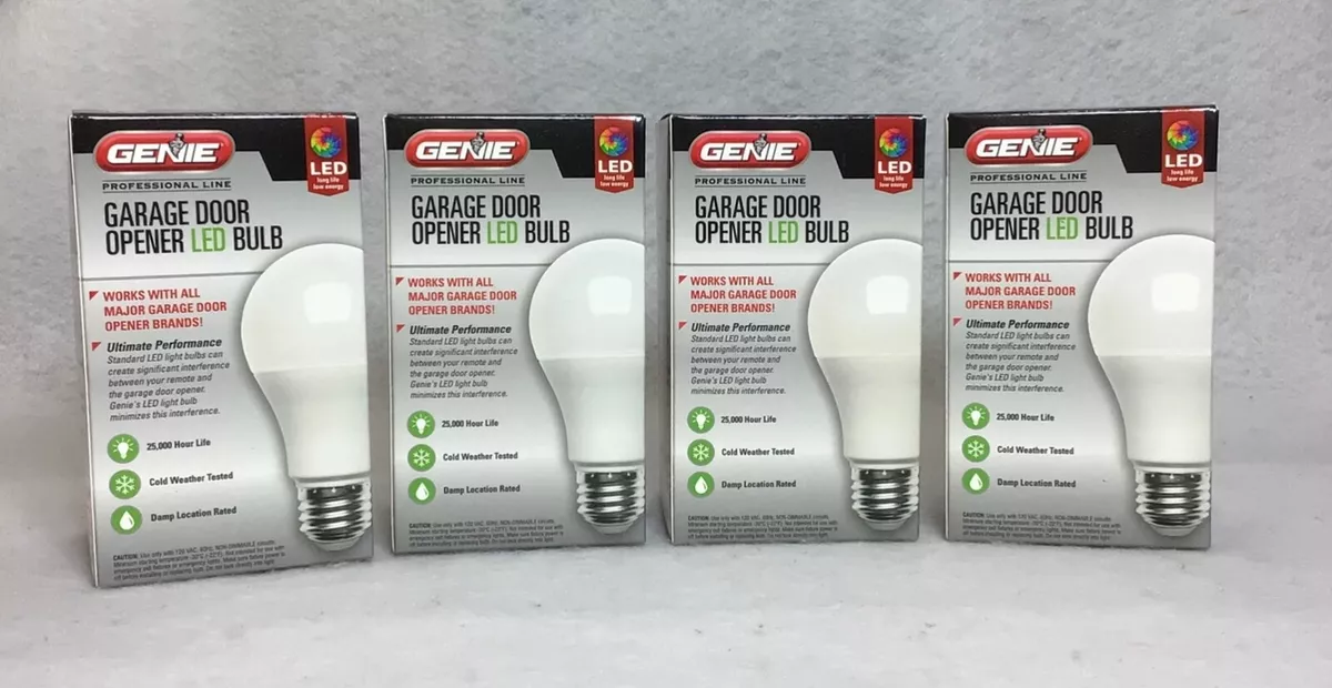 4 Genie Led Bulb Garage Door Opener 60w