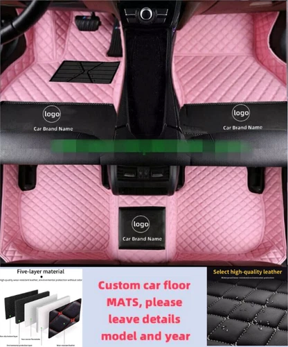 For Nissan Car Floor Mats Waterproof Luxury Custom All Models Auto Carpets Liner - Imagen 20 de 35