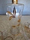 VINTAGE Gold Floral and GLASS DECANTER and Seven Shot GLASSES SET — photo 4