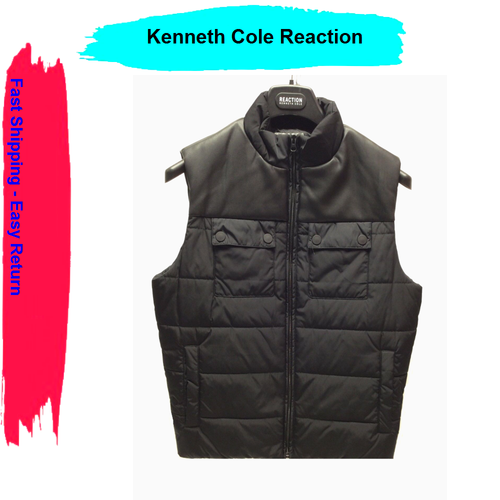 Kenneth Cole New York Men's Vest, Black, Size S