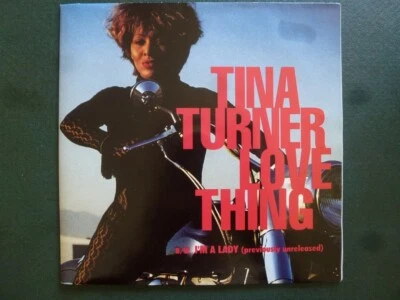 TINA TURNER : LOVE THING 7" VINYL SINGLE, POSTER BAG EDITION (1992), UNPLAYED - Image 1 of 4