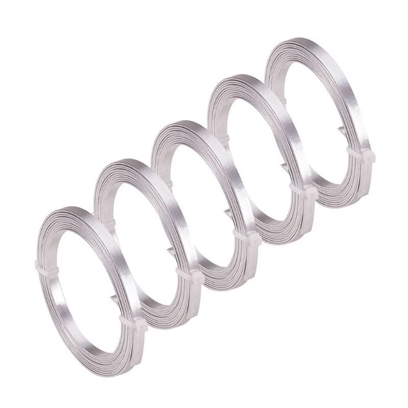 Flat Aluminum Wire for Jewelry Making DIY Necklace Bracelet Earrings about 2m
