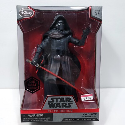 Star Wars Elite Series Kylo Ren Figure Die Cast Disney Store Sealed New