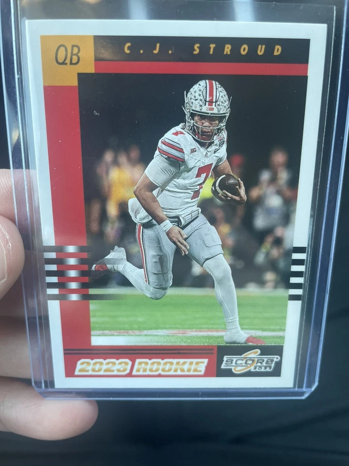 2023 Score C.J. Stroud 2003 Throwback x2 + Protential Rookie - Image 4 of 4