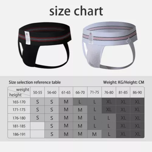 Men Underwear Briefs Athletic Jock Strap Men Jockstrap Wide Waistband Underpants - Picture 2 of 13