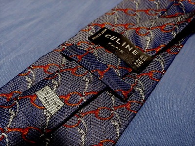 HERREN KRAWATTE (TIE) Vintage Celine Paris Made in Spain Neu!  selten