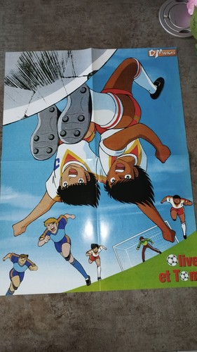 Triptyque 5 Toiles – Poster Manga Olive Et Tom (Captain Tsubasa) – Neuf