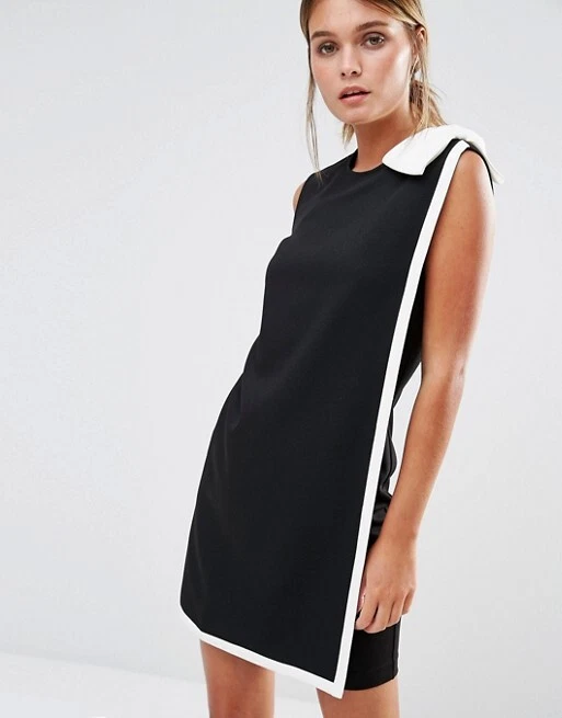 Ted baker black best sale dress with white bow