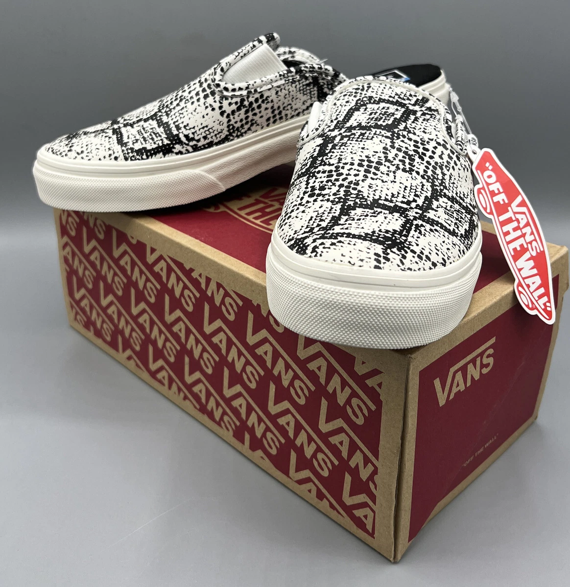 Vans Mule Sf Snake Marshmallow Slip On Ultracush Size 5.5 Women s NWB