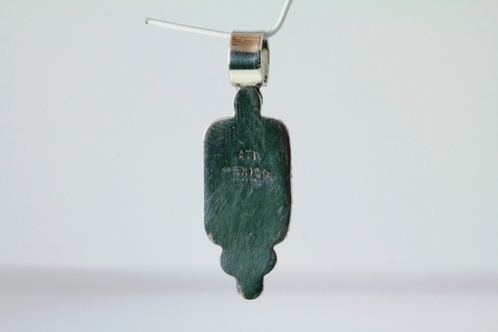 Sterling Silver Blue Rectangular Stone Rope & Bea… - image 9