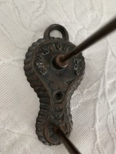 ANTIQUE VINTAGE GENERAL STORE RECEIPT CLIP SHANNON CLIP HANGING*EX. COND.