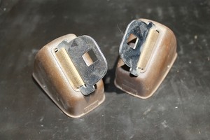 65-66-67-68-Cadillac-Deville-Eldorado-Front-Seat-Belt-Retractor-Set-BROWN