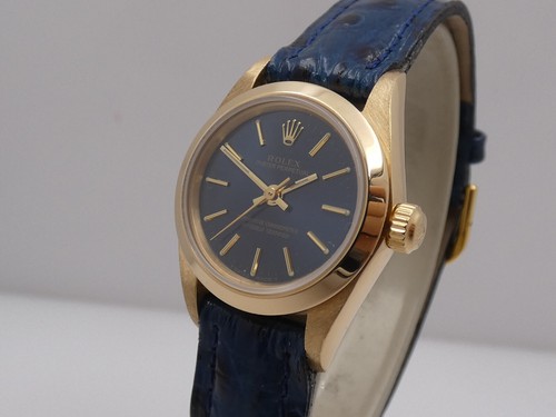 ROLEX OYSTER PERPETUAL LADY 76188 ORO MASSICCIO 18 KT ANNO 1999 AUTOMATICO WATCH - Foto 9 di 13