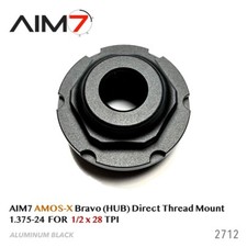 Aim7 AMOS 1.375-24 Bravo HUB Direct Thread Mounts 1/2x28 Aluminum