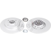 A.B.S. 2X Bremsscheibe Hinten 249 Voll FüR Peugeot 308 I 4A_ 4C_ 4E_