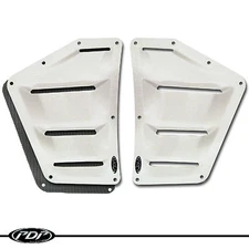 2005+ POLARIS IQR / 600RR Snowmobile Racer PDP PREMIUM Middle Vent Kit: WHT