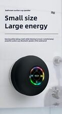 Bathroom Waterproof Wireless LED Bluetooth Speaker Large Suction Cup Mini
