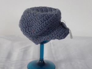 crochet flat cap