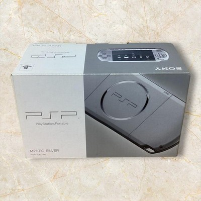 Sony PSP PlayStation Portable PSP-3000MS Mystic Silver Handheld