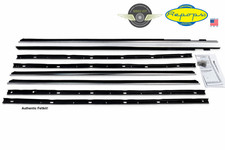 1964 Galaxie 500 2-door Hardtop Door Window Felt Fuzzies Rubber Seal 8 Pc Kit