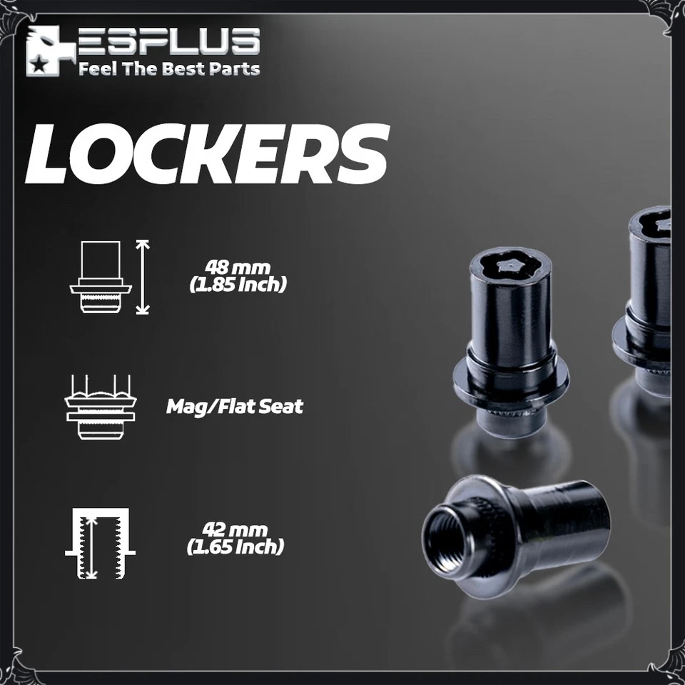 20pc Black 1.85" OEM Lugnuts Wheel Lock Combo Fit Land Rover Discovery Range - Image 3 of 4