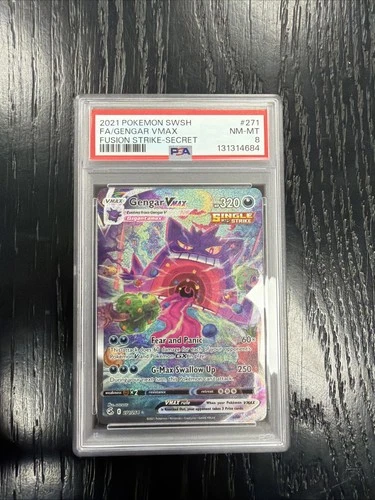 Gengar VMAX (Alternate Art Secret) 271/264 Swsh08: Fusion Strike Holo