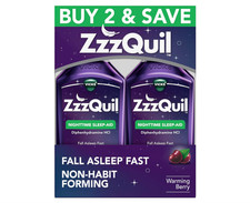 ZzzQuil, Sleep Aid, Nighttime Sleep Aid Liquid, 50 mg Diphenhydramine HCl, Fall