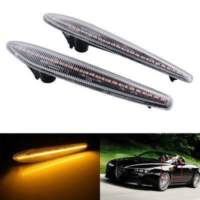 1 Paar klar LED seitenanzeige Seitenblinker für Alfa Romeo Spider 939 2006-2011